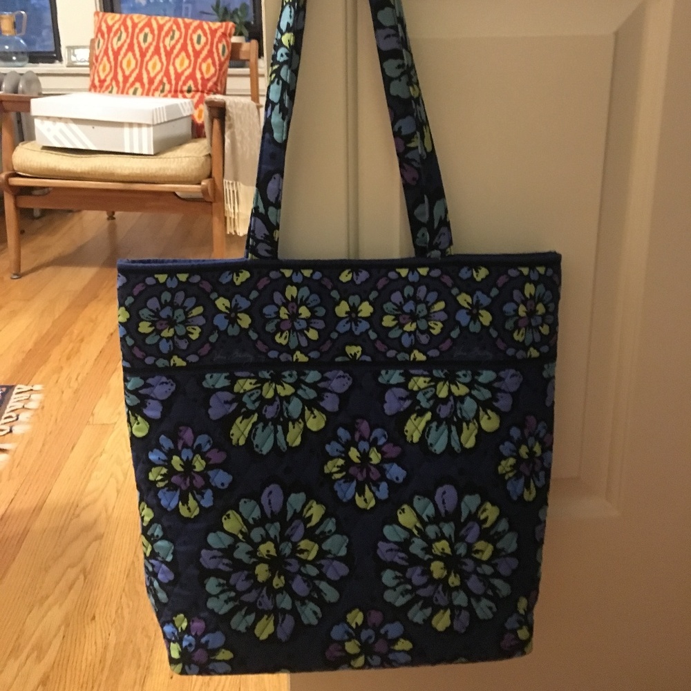 Vera Bradley Blue Floral Tote Bag